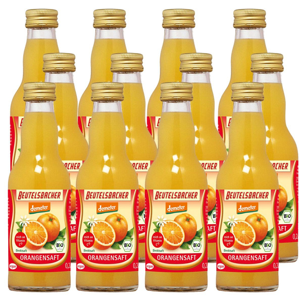 Produktfoto zu Kiste Beutelsbacher Orangensaft 12x0,2L