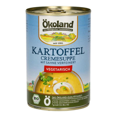 Produktfoto zu Ökoland Kartoffel-Creme-Suppe 400g