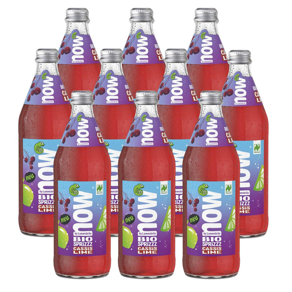 Produktfoto zu Kiste now Sprizzz Cassis-Lime 10x0,5L