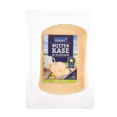 Produktfoto zu Bioladen* Butterkäse - Scheiben 150g