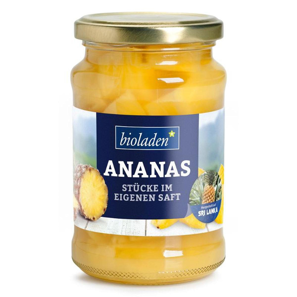 Produktfoto zu Bioladen* Ananas im Glas 370ml