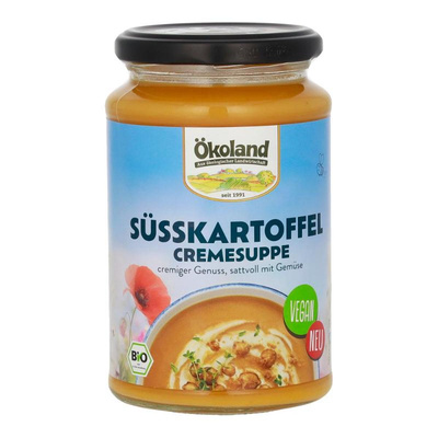 Produktfoto zu Ökoland Süßkartoffel Cremesuppe 380ml