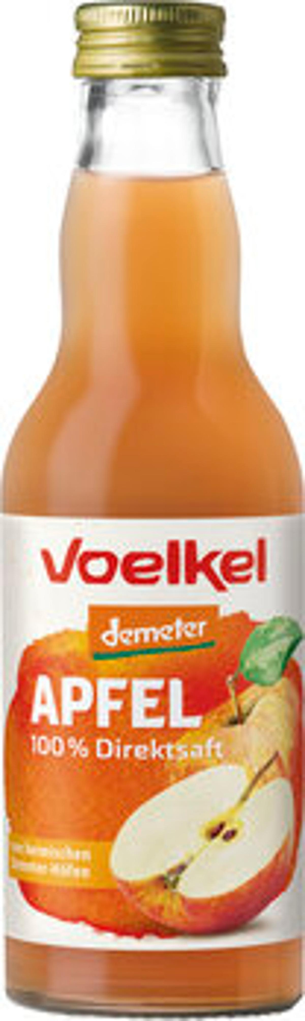 Produktfoto zu Voelkel Apfelsaft naturtrüb 0,2L