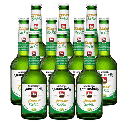 Produktfoto zu Kiste Lammsbräu Zisch Edelpils 10x0,33L