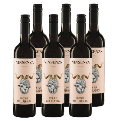Produktfoto zu Kiste Vinsenza Rosso alkoholfrei 6x0,75L