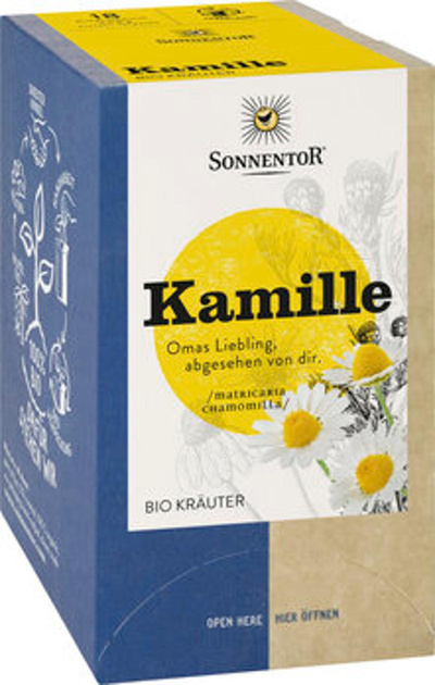 Produktfoto zu Sonnentor Kamille Tee 18TB