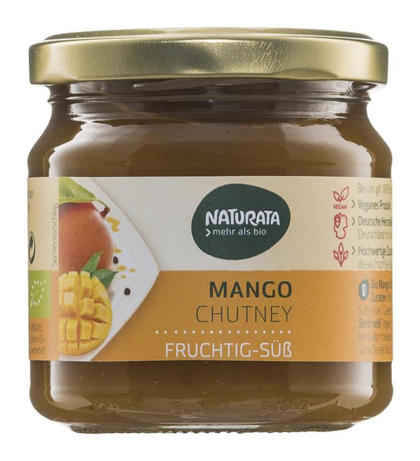 Produktfoto zu Naturata Mango Chutney 225g
