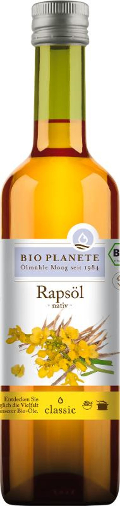 Produktfoto zu Bio Planète Rapsöl 500ml