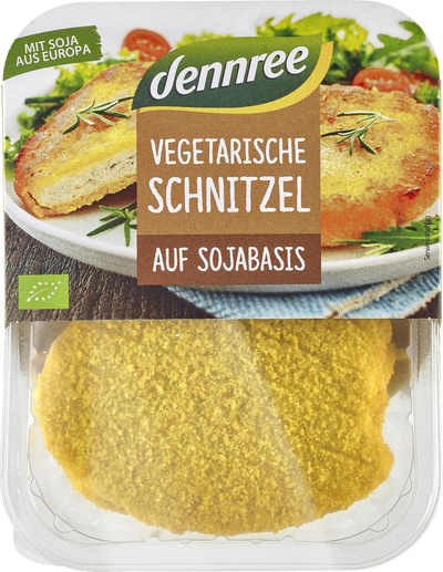 Produktfoto zu dennree Vegetarische Schnitzel 200g