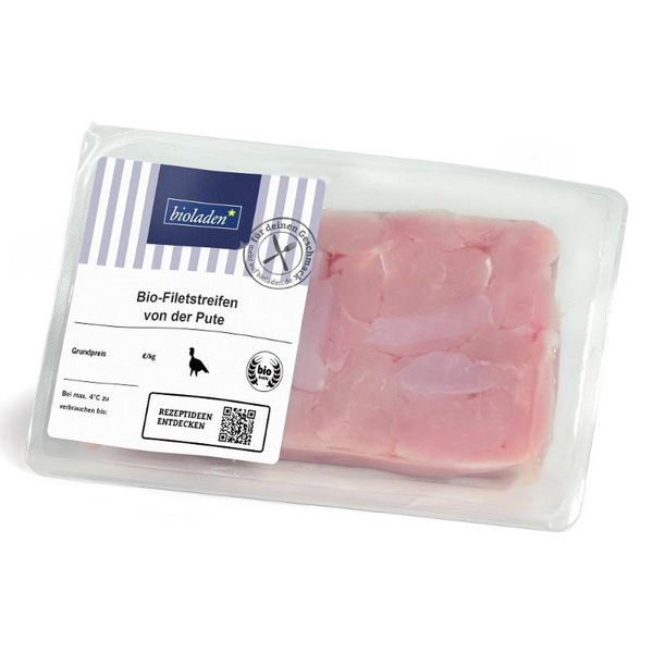 Produktfoto zu Bioladen* Putenfiletstreifen ca. 300g