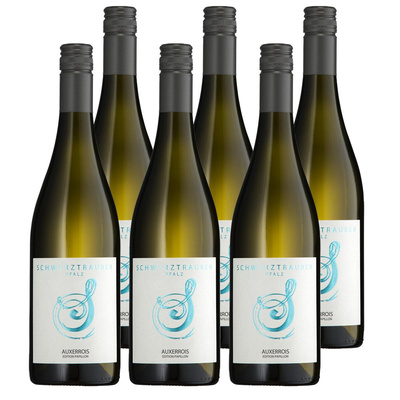Produktfoto zu Kiste Schwarztrauber Auxerrois trocken 6x0,75L