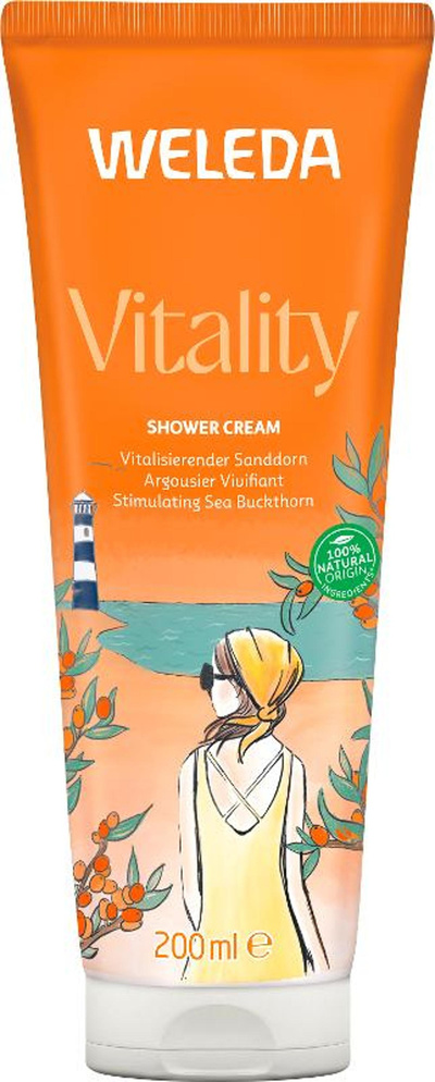 Produktfoto zu Weleda Vitalisierungsdusche Sanddorn 200ml
