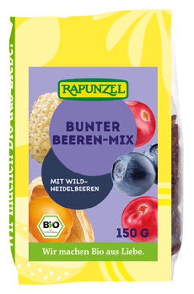 Produktfoto zu Rapunzel Bunter Beeren-Mix 150g