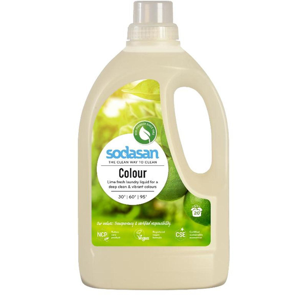 Produktfoto zu Sodasan Color Limette Flüssigwaschmittel 1,5L