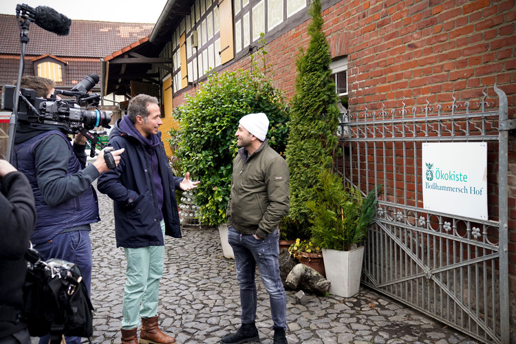 HR-Filmteam mit Ali und Willi