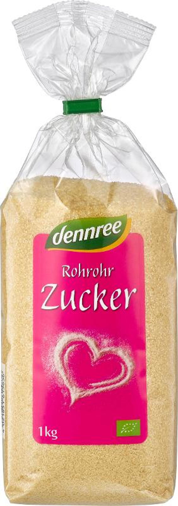 Produktfoto zu dennree Rohrohrzucker 1kg