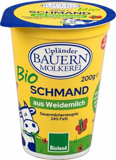Produktfoto zu Upländer Schmand 24% 200g