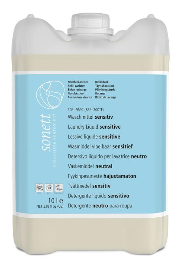 Produktfoto zu Sonett Waschmittel flüssig Sensitiv 10l