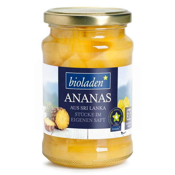 Produktfoto zu Bioladen* Ananas im Glas 370ml