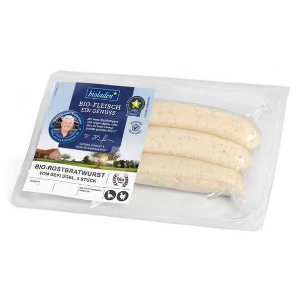 Produktfoto zu Bioladen* Rostbratwurst vom Geflügel ca. 150g