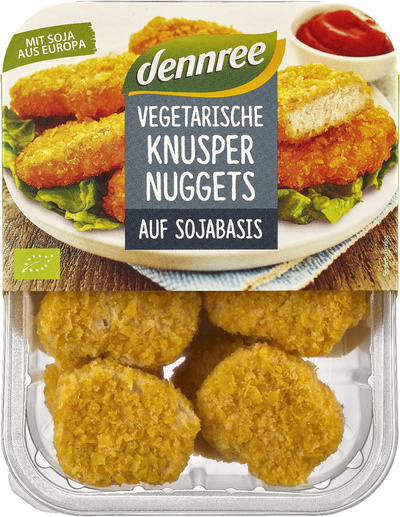 Produktfoto zu dennree vegetarische Knuspernuggets 180g