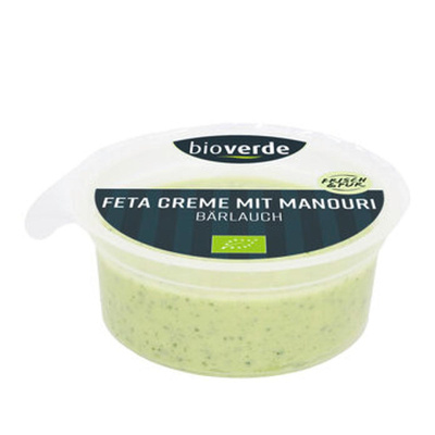 Produktfoto zu bioverde Feta Creme Bärlauch 125g
