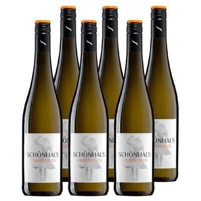 Produktfoto zu Kiste Weingut Schönhals Sonnengruß Rheinhessen 6x0,75L