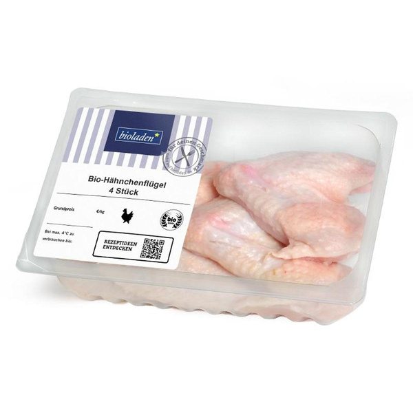 Produktfoto zu Bioladen* Hähnchenflügel 4 Stück ca. 300g