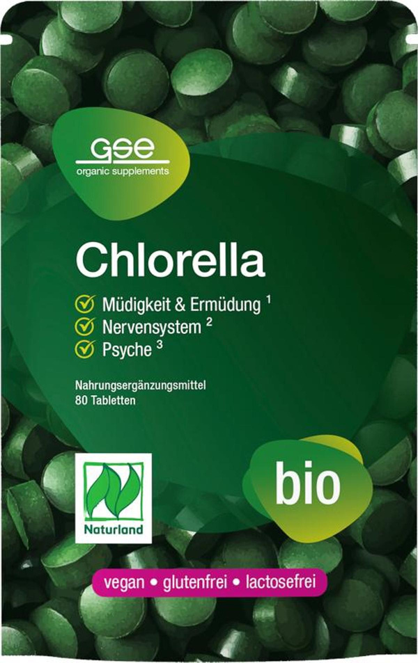 Produktfoto zu GSE Chlorella 80 Tabletten 500 mg