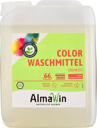 Produktfoto zu Almawin Colorwaschmittel Lindenblüte 5L