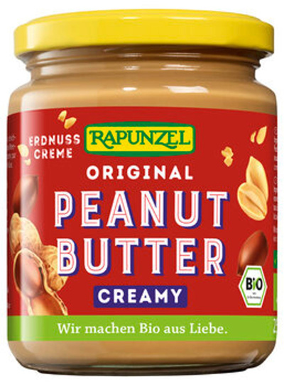 Produktfoto zu Rapunzel Peanutbutter Creamy 250g
