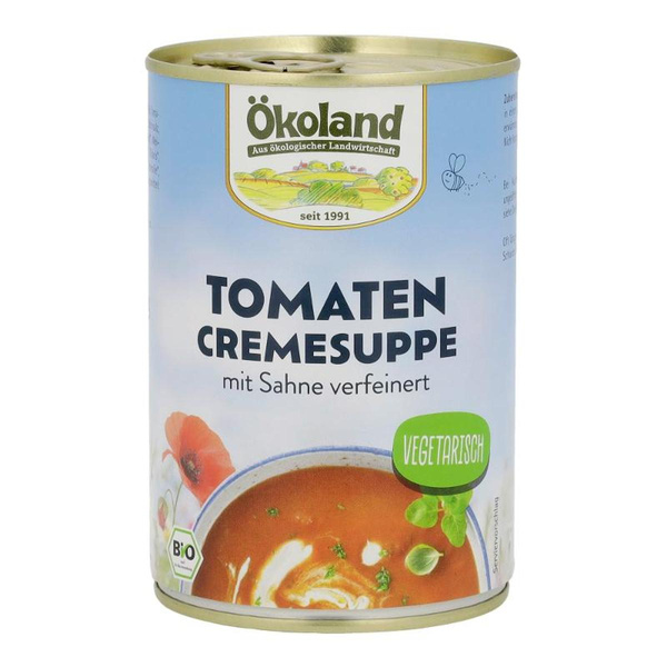 Produktfoto zu Ökoland Tomatencremesuppe 400g