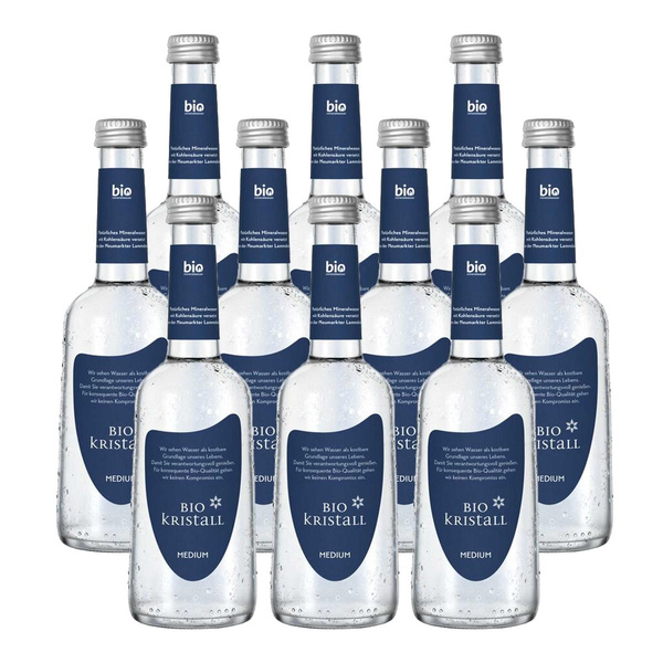 Produktfoto zu Kiste BioKristall medium 10x0,33l