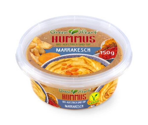 Produktfoto zu Green Heart Hummus Marrakesch 150g