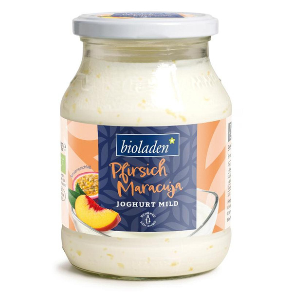 Produktfoto zu Bioladen* Joghurt Pfirsich-Maracuja 3,5% 500g