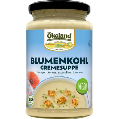 Produktfoto zu Ökoland Blumenkohl Cremesuppe 380ml