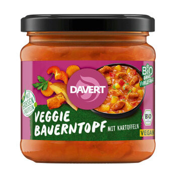Produktfoto zu Davert Veggie Bauerntopf 340g