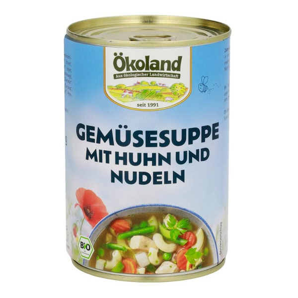 Produktfoto zu Ökoland Gemüsetopf mit Geflügel 400g