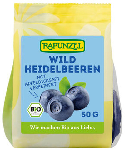 Produktfoto zu Rapunzel Wildheidelbeeren 50g