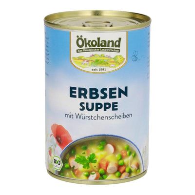 Produktfoto zu Ökoland Erbsentopf 400g