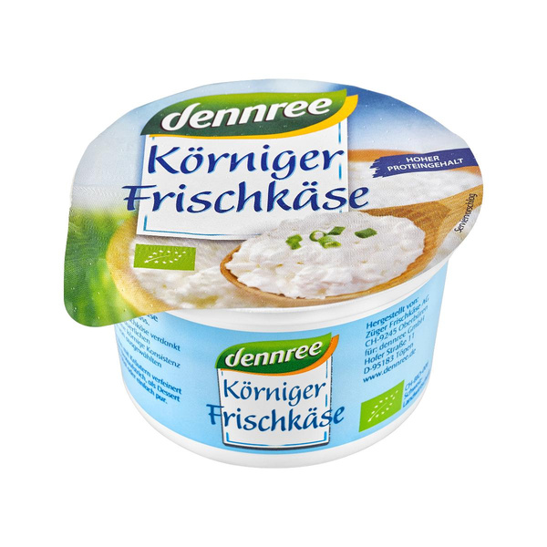 Produktfoto zu dennree körniger Frischkäse 200g