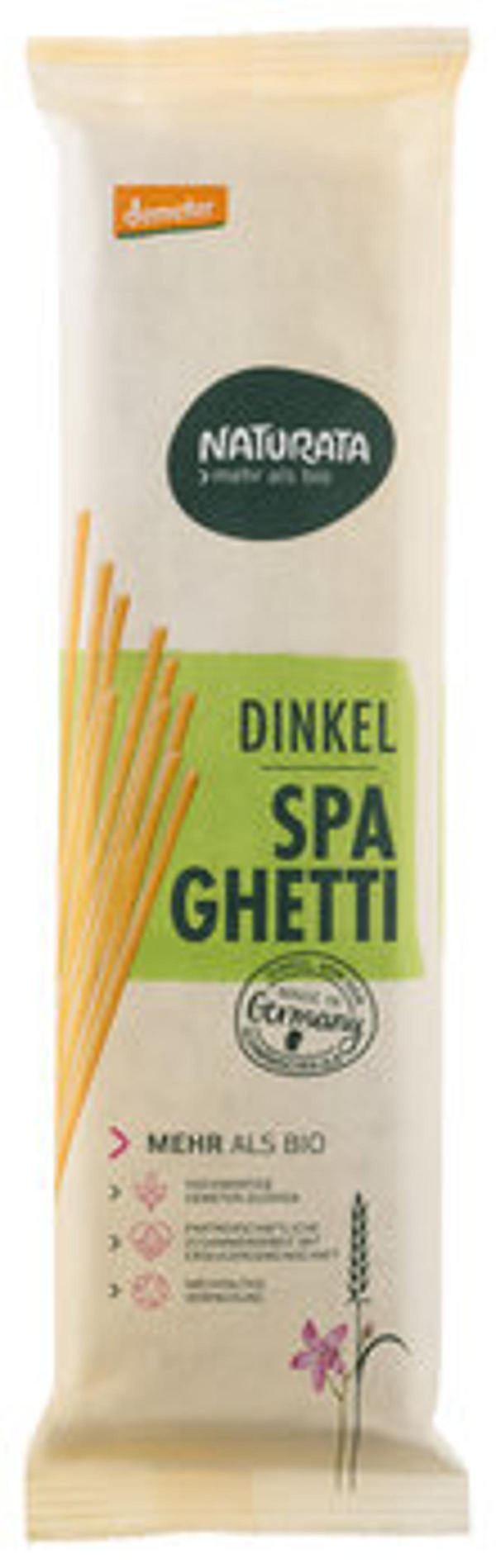 Produktfoto zu Naturata Dinkel Spaghetti hell 500g
