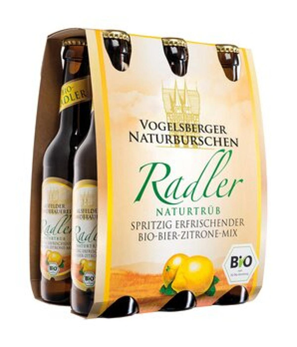 Produktfoto zu 6er Pack Vogelsberger Radler 0,33L