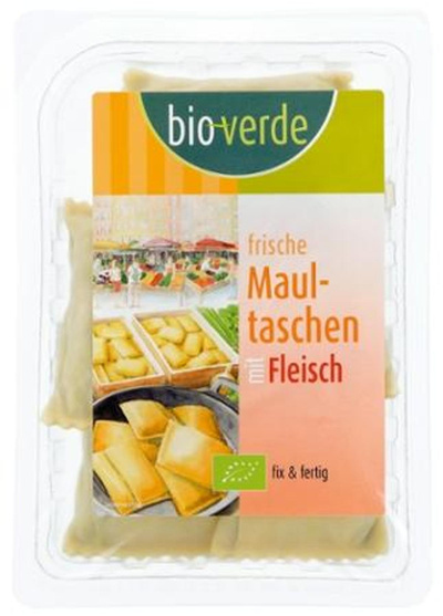Produktfoto zu bioverde Maultaschen mit Fleischfüllung 250g