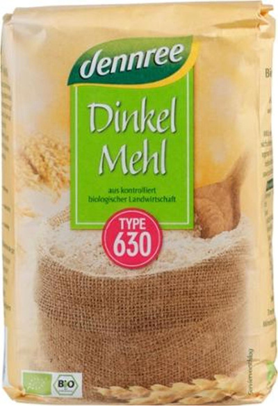 Produktfoto zu dennree Dinkelmehl Type 630 1kg