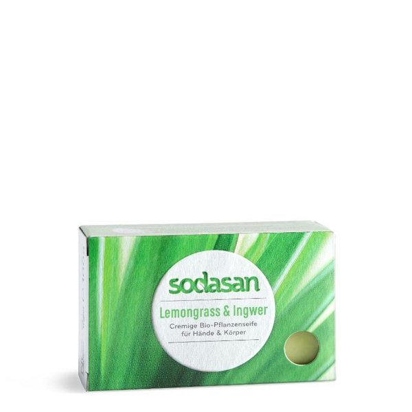 Produktfoto zu Sodasan Seife Lemongrass & Ingwer 100g