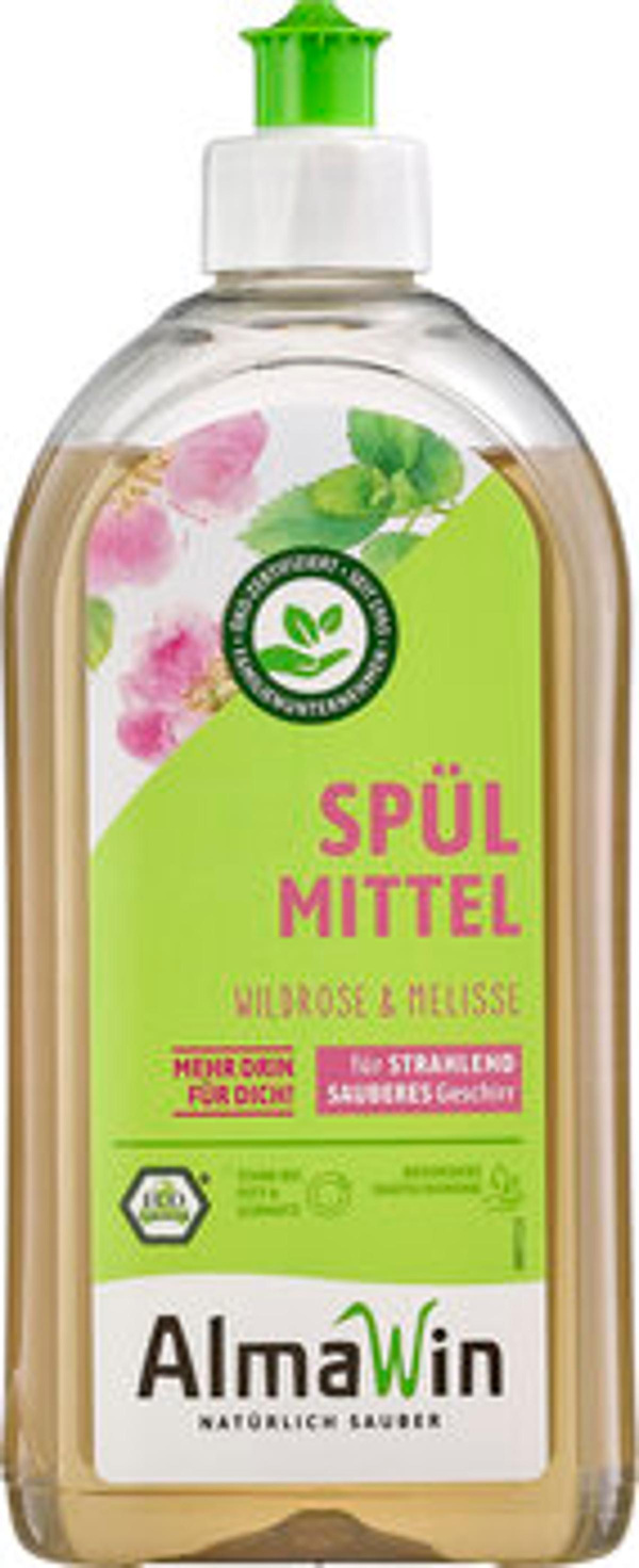 Produktfoto zu AlmaWin Spülmittel Wildrose-Melisse 0,5L