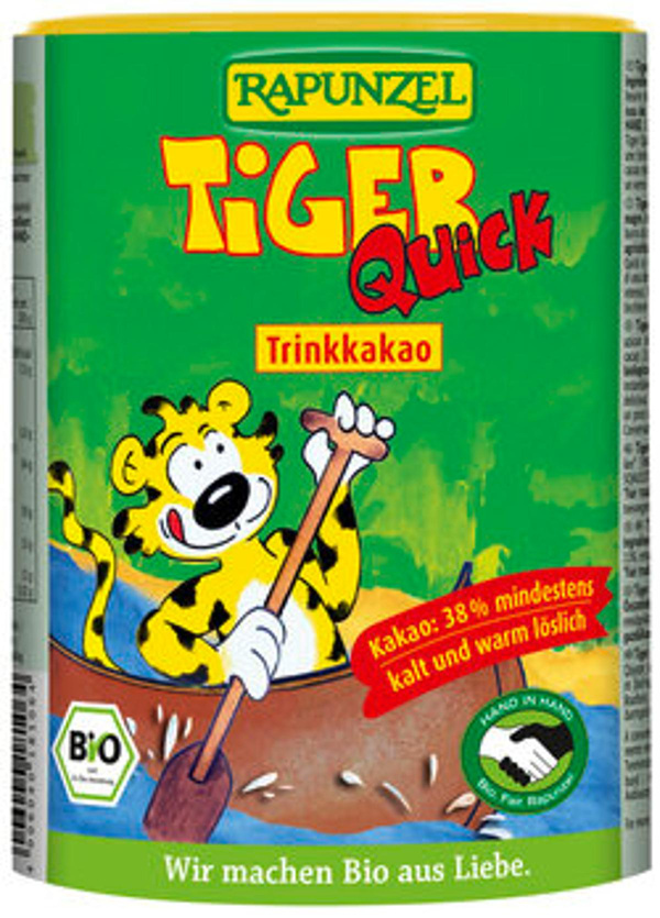 Produktfoto zu Rapunzel Tigerquick Trinkschokolade 400g