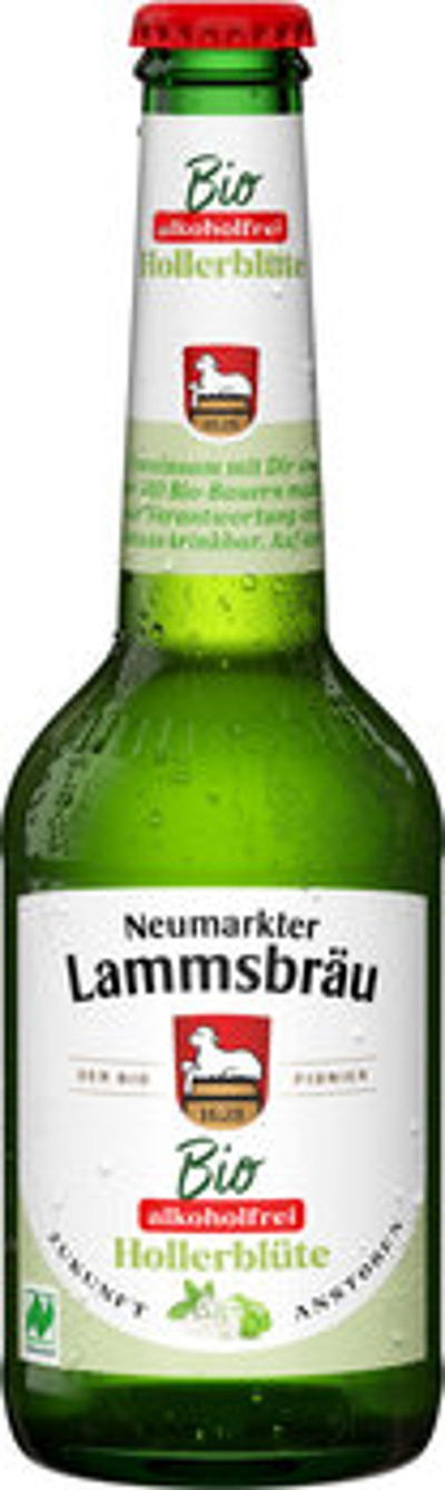 Produktfoto zu Lammsbräu Hollerblüte alkoholfrei 0,33L