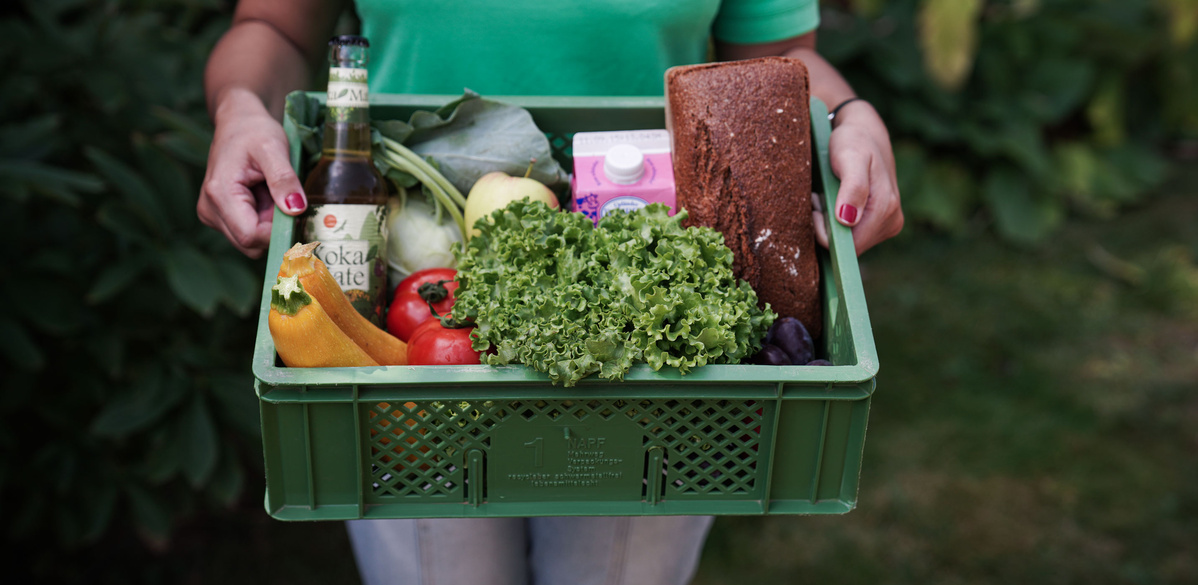 Regionale Bio-Mix-Kiste. Ökokiste Bosshammersch Hof